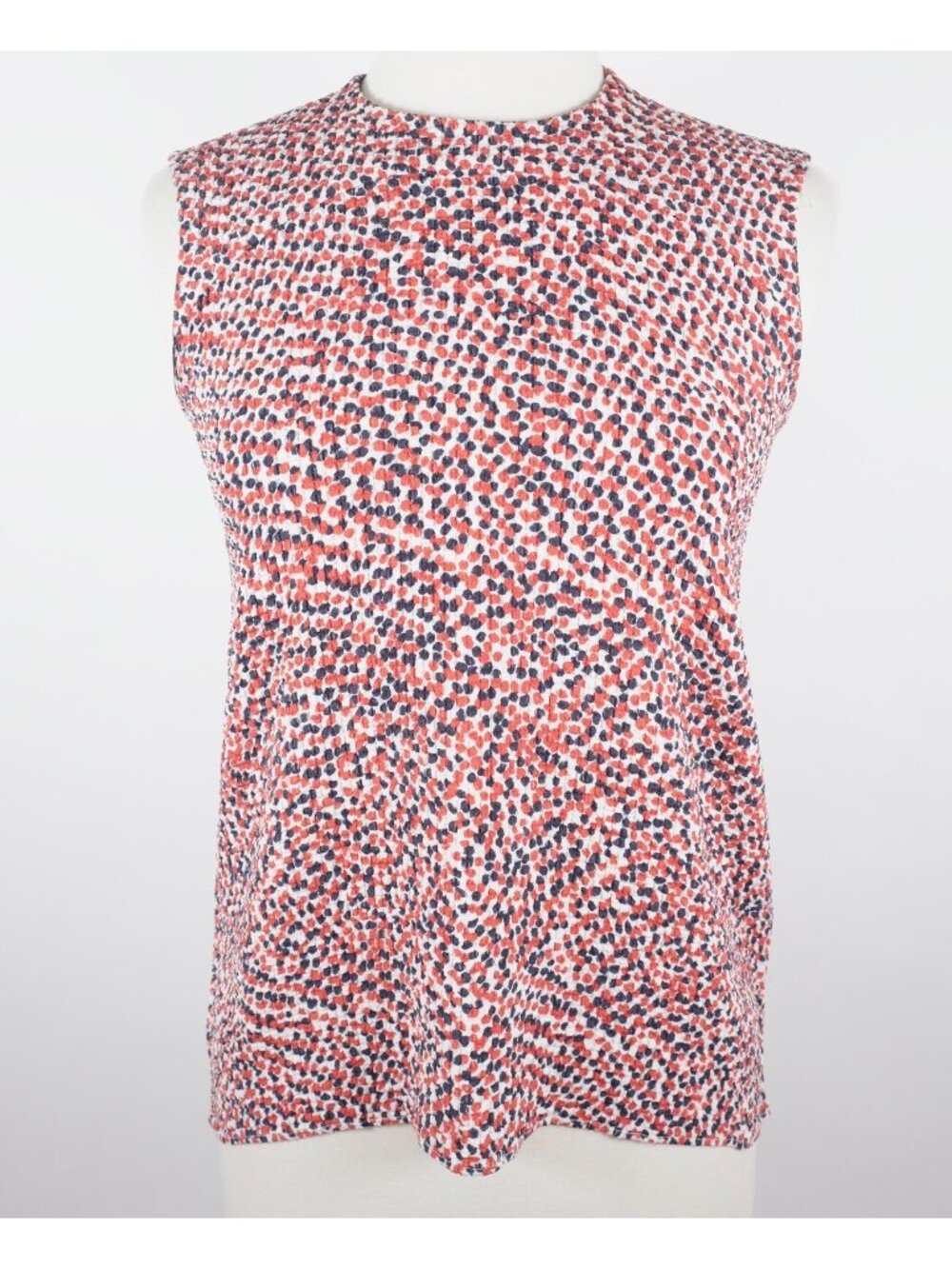 Phoebe Philo old CELINE 36 US 4 vest top white red polka dot